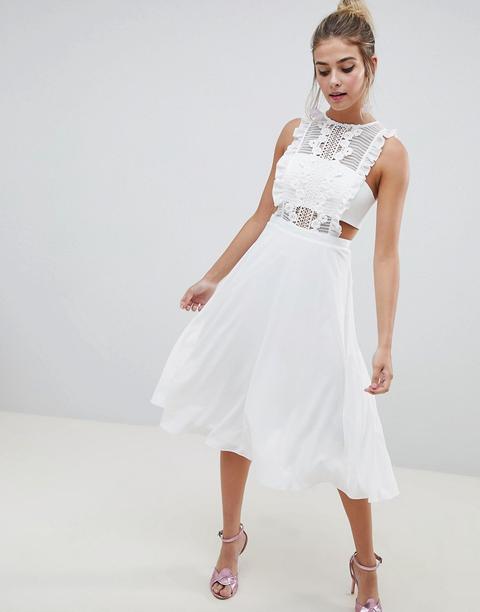 Vestido Midi Estilo Pichi De Asos Design