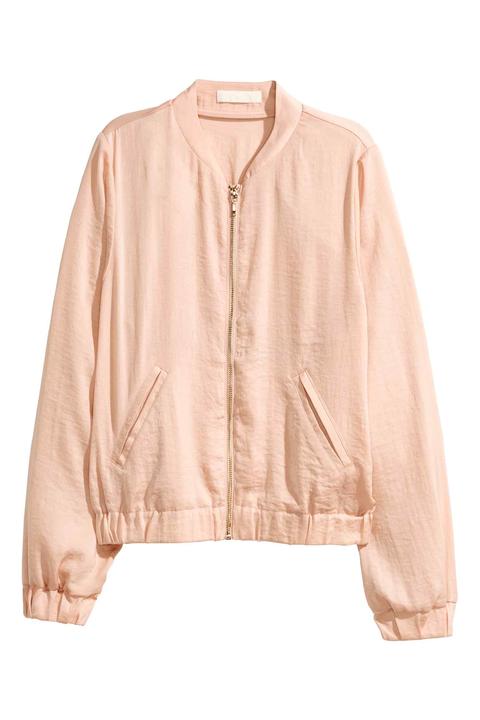 Bomber In Raso
