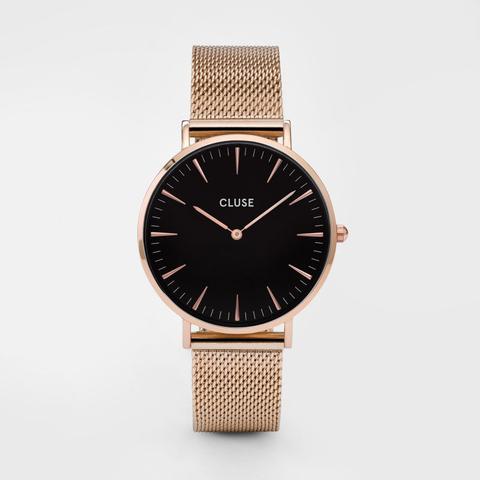 La Bohème Mesh Rose Gold/black