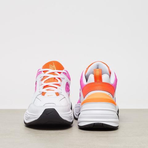 nike m2k tekno white laser fuchsia hyper crimson