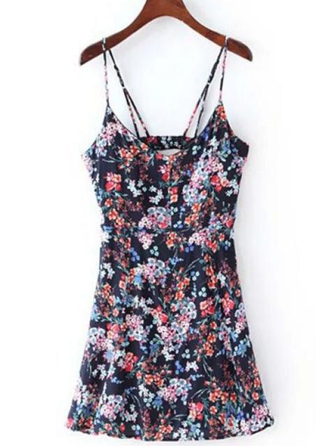 Impresión Floral Vestido De Cami