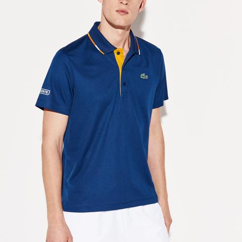 Men's Lacoste Sport Piped Technical Piqué Tennis Polo Shirt from ...