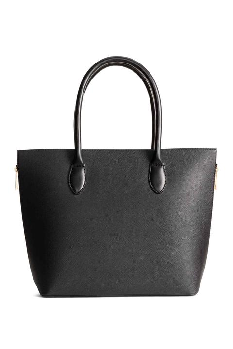 Bolso Shopper Con Cremalleras