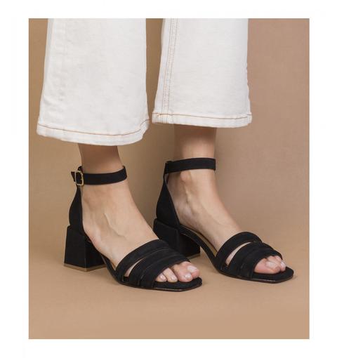 Sandalia Audrey Black Cuemend Shoes