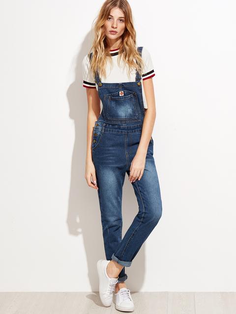 Peto De Denim Azul