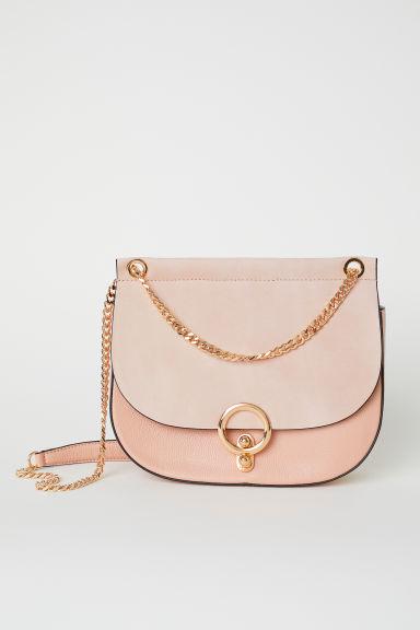 H & M - Borsa A Tracolla In Pelle - Beige