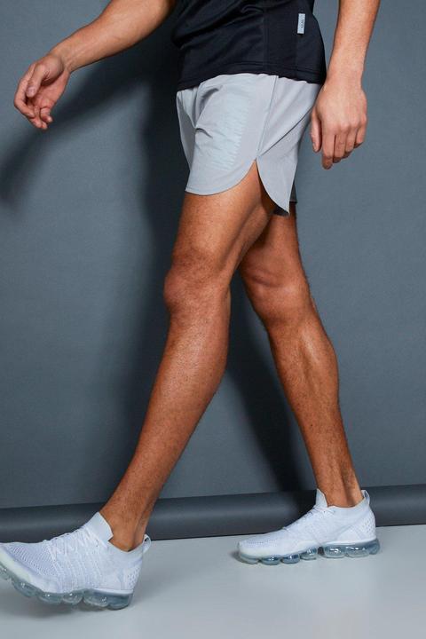 Active Man Print Gym Runner Shorts