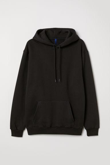 H & M - Sudadera Con Capucha - Negro