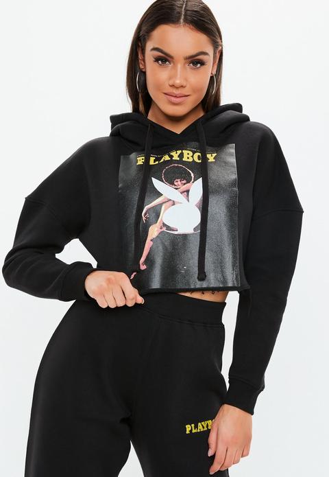 Baron Potatoes deeply Shop Playboy Cropped Hoodie | UP TO 59% OFF