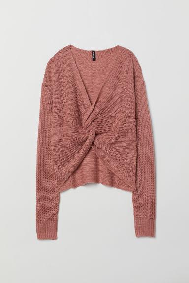 H & M - Pullover In Maglia - Rosa