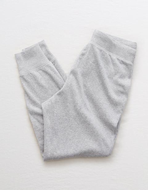 aerie plush ribbed cuff jogger