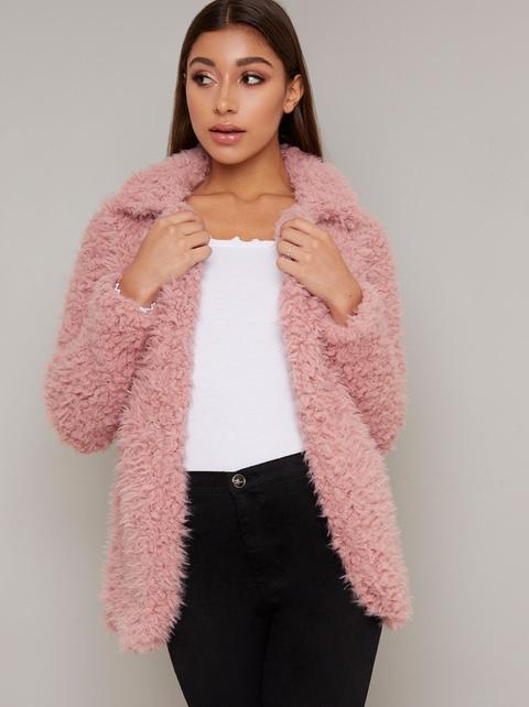 Teddy Jacket In Pink