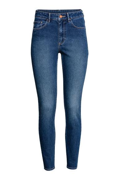 H & M - Skinny High Ankle Jeans - Blu