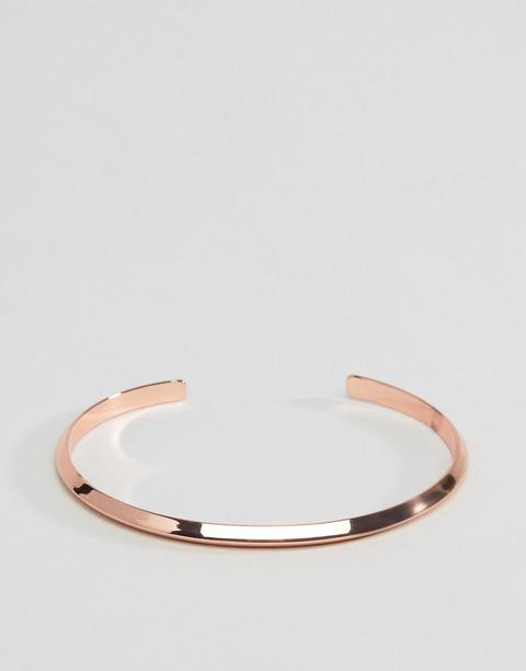 Asos - Bracciale Rigido Di Rame - Marrone