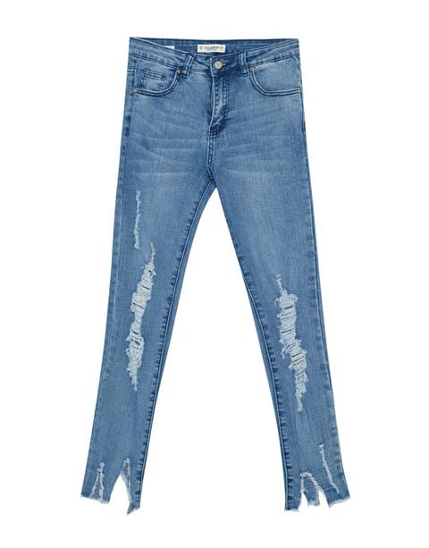Jeans Skinny Rotos Rodilla