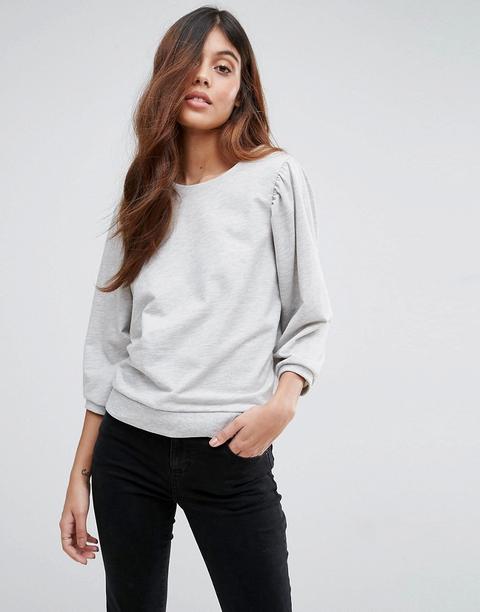 Vero Moda - Felpa Larga - Grigio