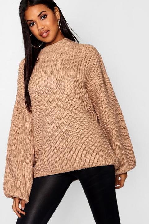 Oversized Bell Sleeve Jumper