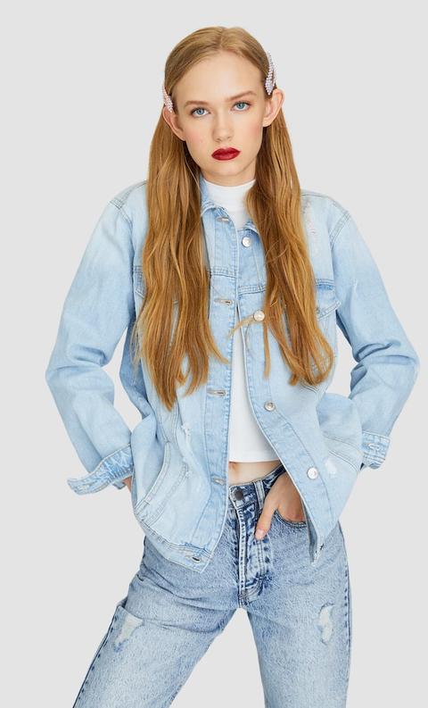 Stradivarius on sale jeans jacket