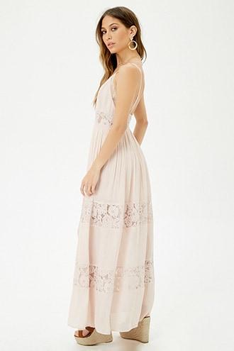 forever 21 lace maxi dress