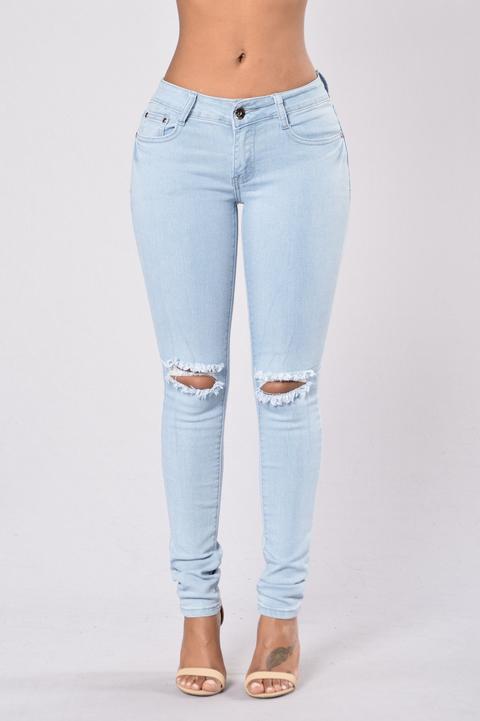 Rough And Tough Jeans - Light Blue