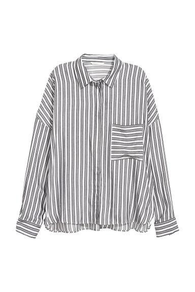 Camisa Amplia - Gris