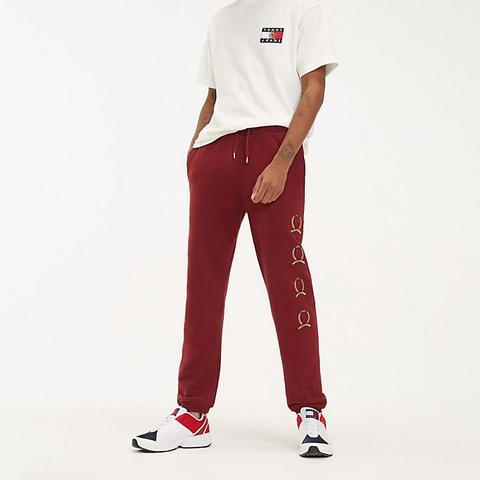 Joggers Con Logo Stemma In Cotone