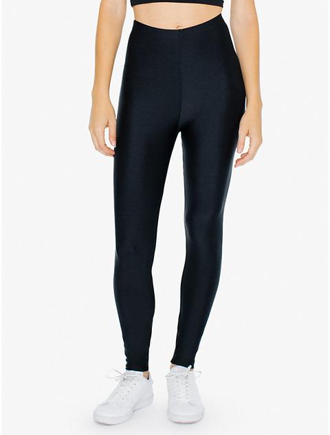 Shiny Nylon Tricot Leggings