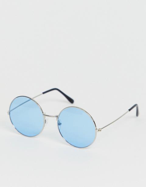 Svnx - Occhiali Da Sole Tondi Blu - Blu