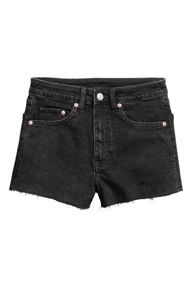 H & M - Shorts Di Jeans - Nero