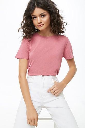 Forever 21 Crew Neck Tee Orchid