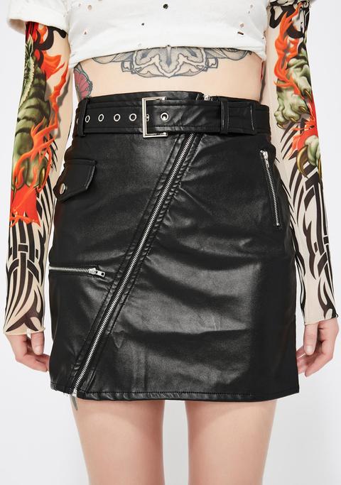 Moto Minx Mini Skirt