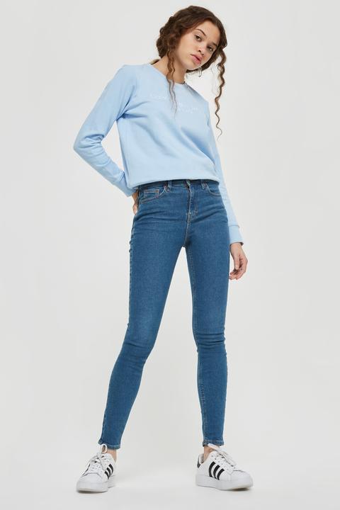 Authentische Moto Jamie Jeans Petite-größe - Blau