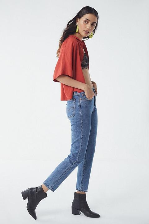 levi's wedgie high rise jeans turn to stone