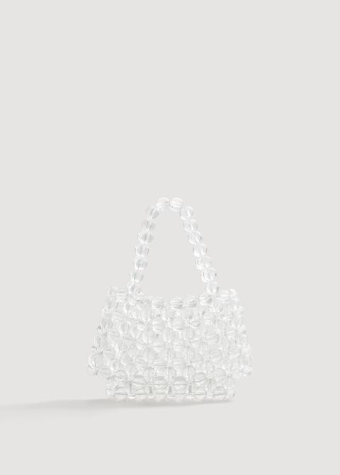 Beaded See-through Bag