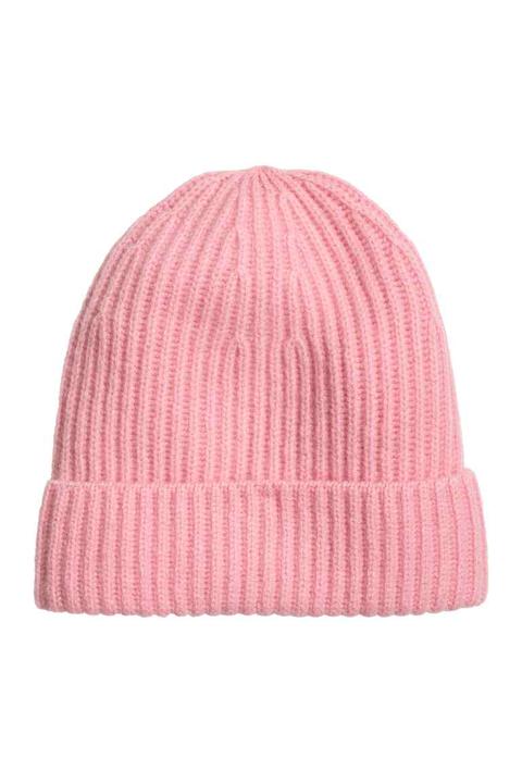Gorro En Canalé De Cachemira