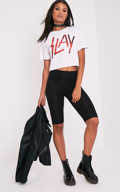Basic Black Cycle Shorts