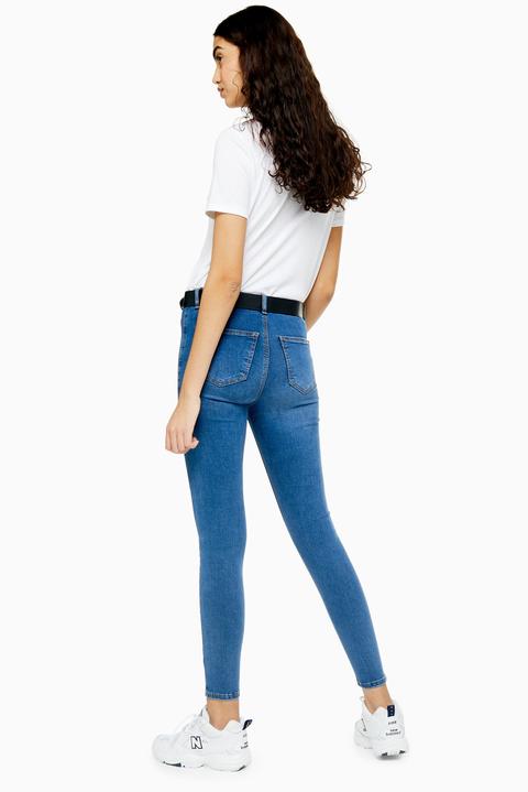 blue joni jeans with belt loops