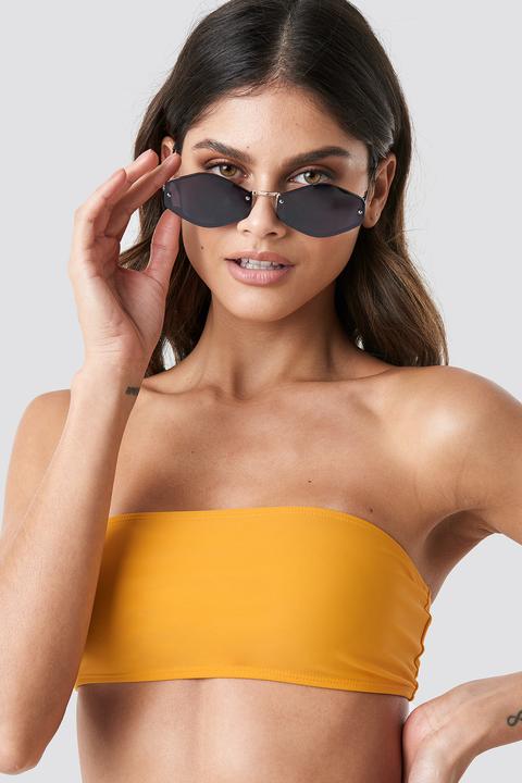 Bandeau Bikini Top Gelb