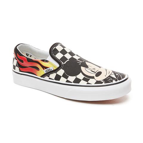 mickey and minnie checker flame vans