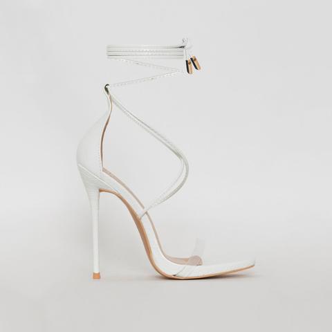 simmi white heels