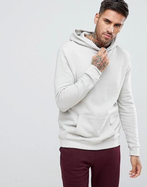 Sudadera Con Capucha En Color Piedra De New Look