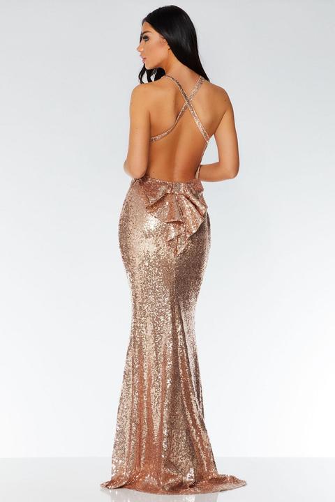 quiz gold dress