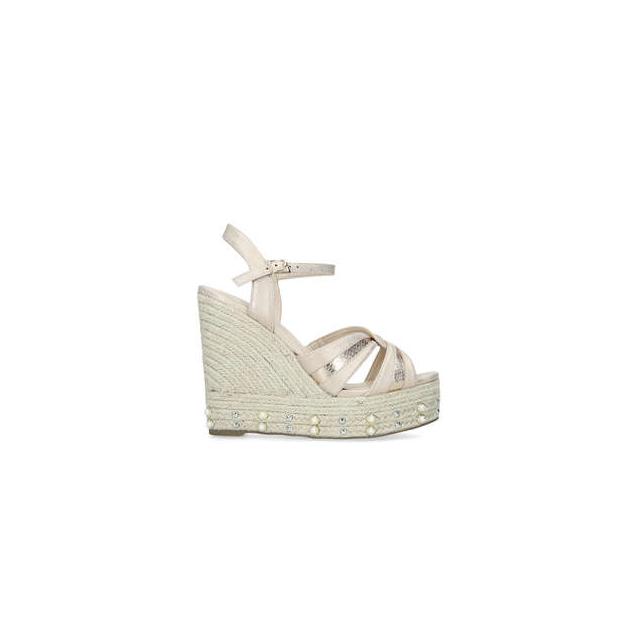 studded espadrille wedge sandals
