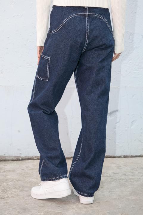 dark wash carpenter jeans