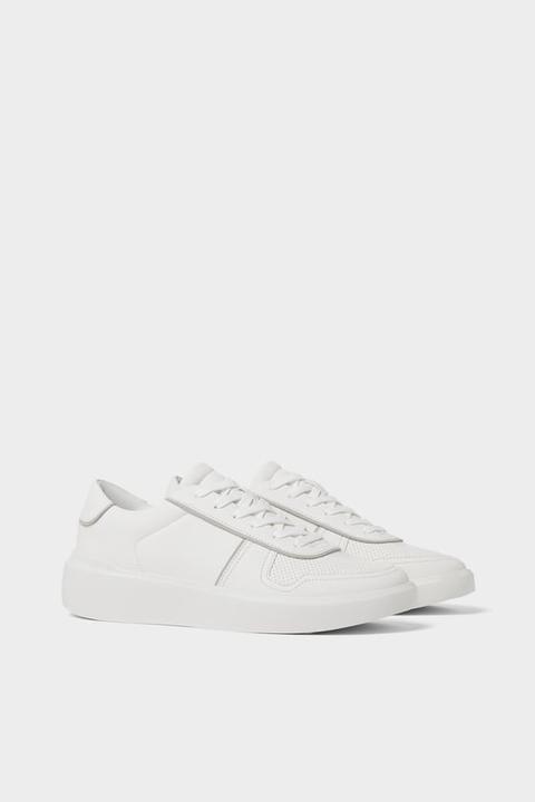 White Retro Sneakers - Zara Light from 