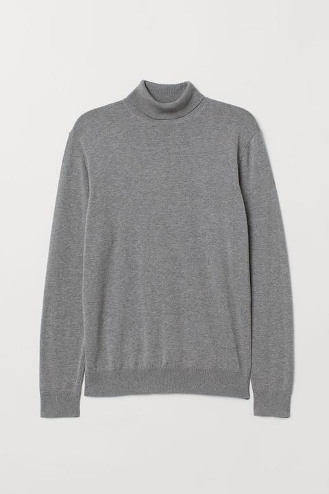 H & M - Dolcevita Cotone Premium - Grigio