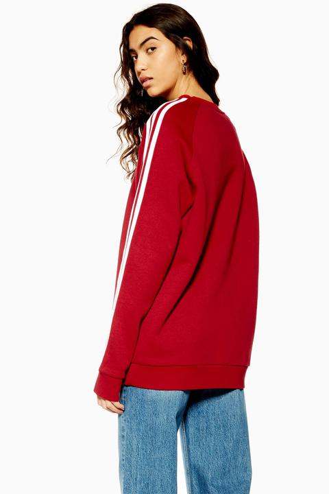 adidas red sweatshirt womens