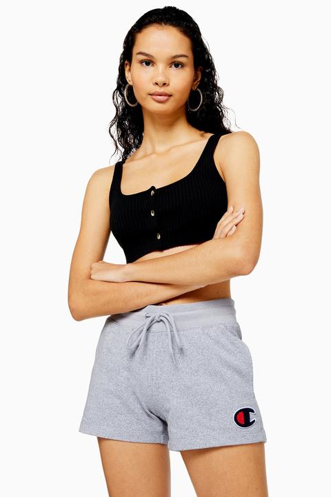 gray champion shorts womens