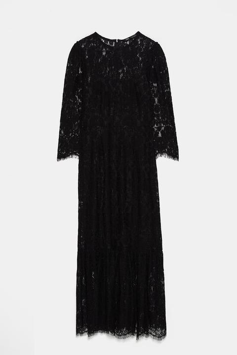 Vestido Midi Encaje