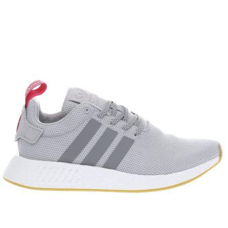 Light Grey Nmd_r2 Trainers